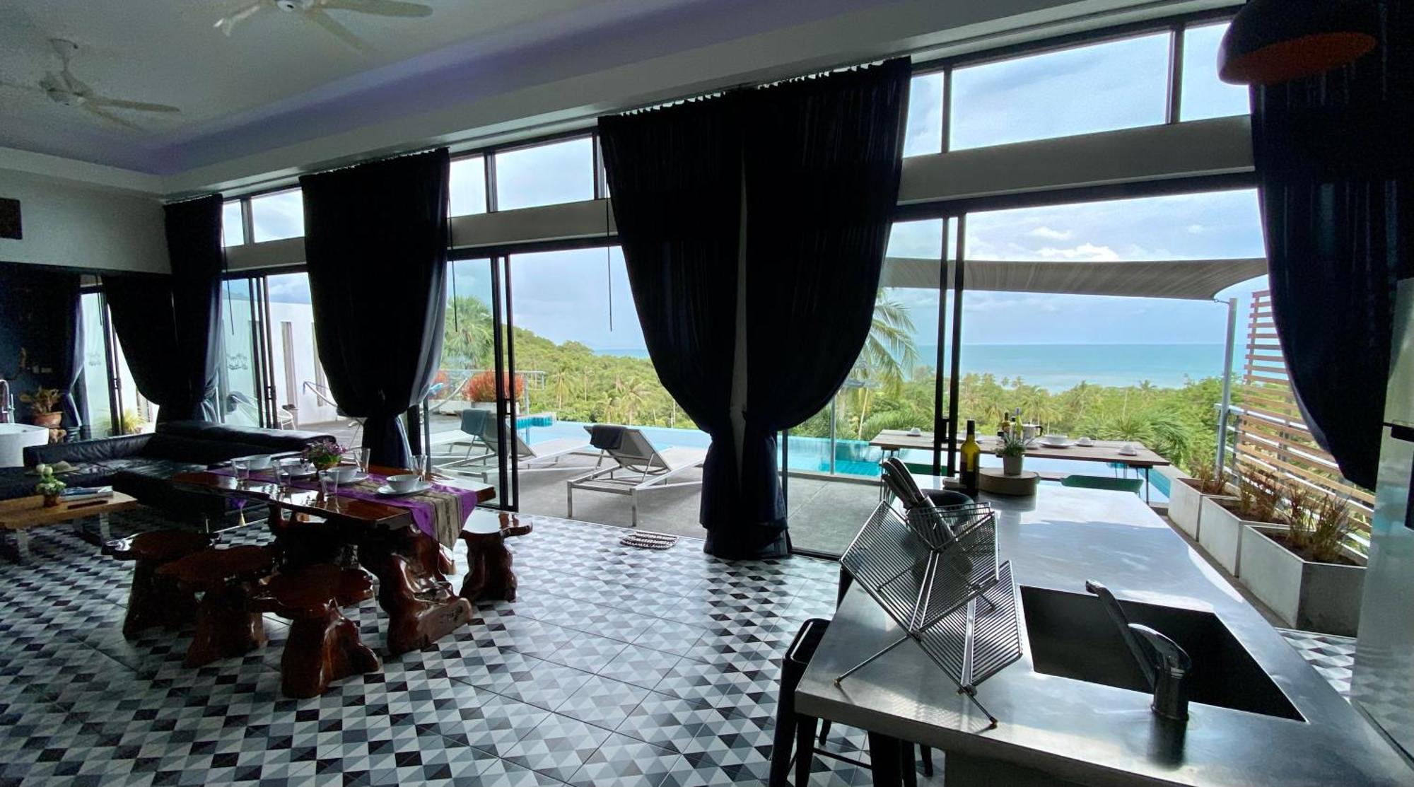 Ko Samui Seaview Pool Villa Philippa With Car Laem Set Beach Εξωτερικό φωτογραφία
